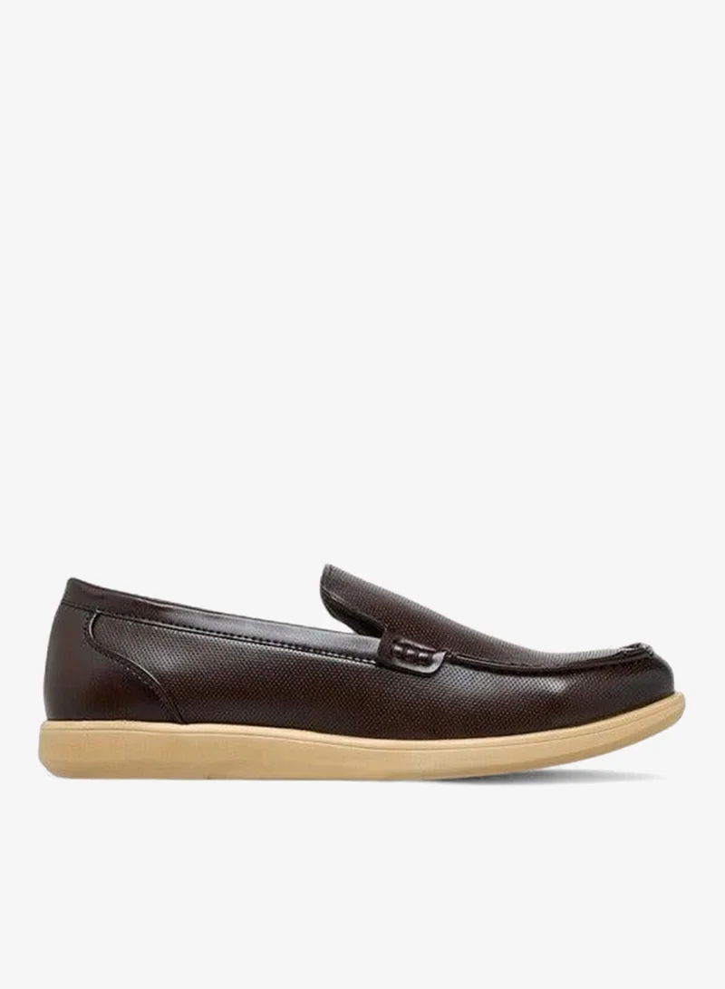 LBL by Shoexpress Textured Slip-On Loafers