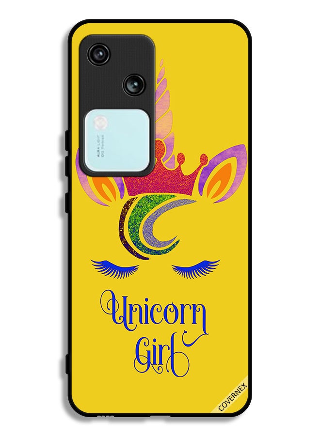 Covernex Vivo V30 5G Protective Case Cover Unicorn Girl Art - Image 1