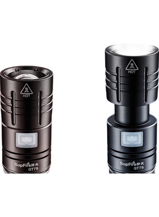 SupFire Zoomable Flashlight, High Brightness, Long Battery Life, Outdoor Survival, Ultra-Bright Long-Range, Military-Grade Outdoor Lighting, Patrol-Specific - Image 3