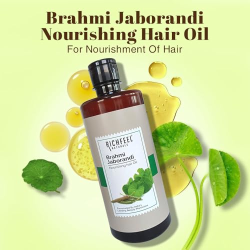 Richfeel Brahmi Jaborandi Hair Oil, 500ml - Image 3