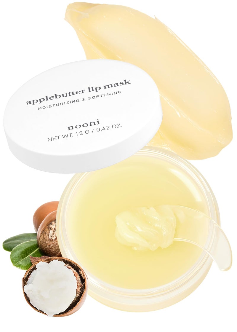 NOONI Korean Lip Butter Melting Balm (Applebutter) with Shea Butter and Vitamins | Hydrating, Nourishing, Lip Butter, Lip Balm, Soothing, Moisturizing, Softening, Korean Skincare - Image 1