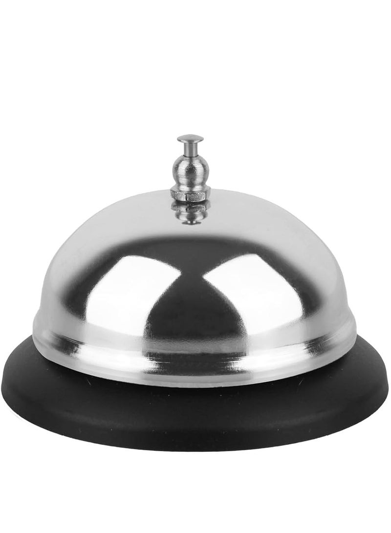1 Packs Call Bell Loud Clear Desk Bell with Anti-Rust Steel 8.3 cm Durable Service Bells for Hotels, Classrooms, Restaurants, Reception Areas - Image 1