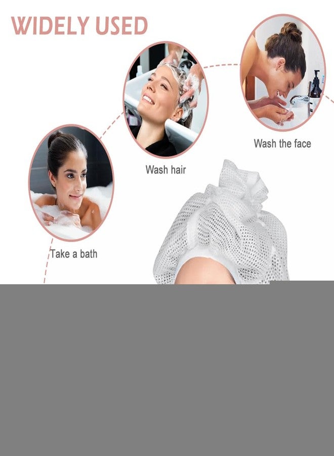 EMVANV Net Plopping Cap for Drying Curly Hair,Adjustable Net Hair Plopping Bonnet Curly Hair Bonnet Net Plopping Cap for Fast Drying(White) - Image 3