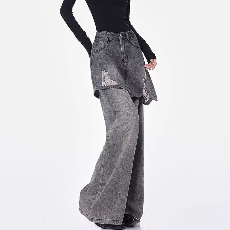 Vintage Classic European-American Design Daily Commute Jeans  Size_S - Image 4
