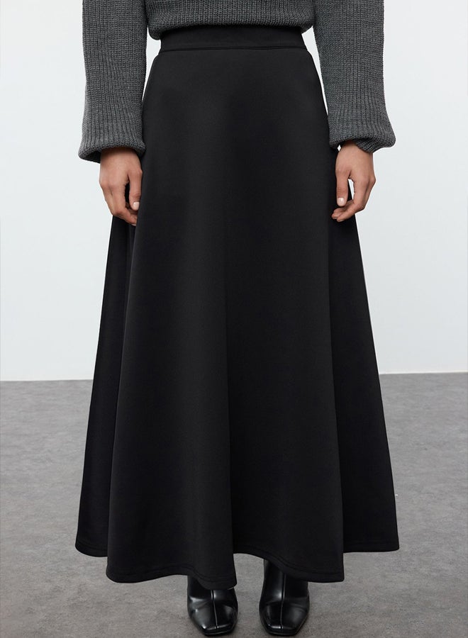 trendyol Black Skirt Godeli Knitted Skirt - Image 3