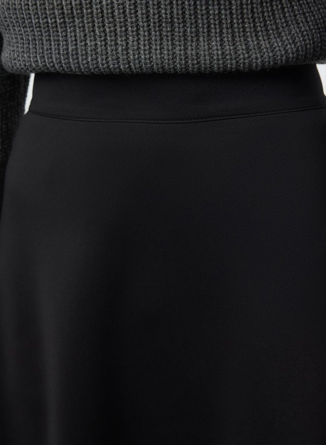trendyol Black Skirt Godeli Knitted Skirt - Image 4