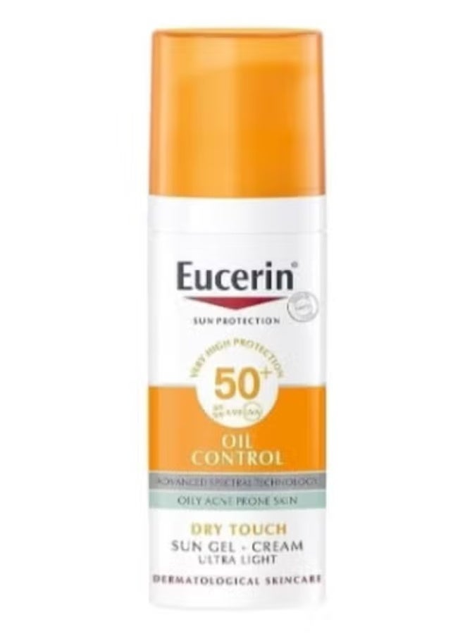 Eucerin Oil Control Sun Gel-Cream Ultra Light SPF 50+ Dry Touch 50ml - Image 2