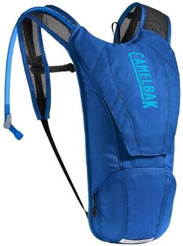 CAMELBAK حقيبة ترطيب دراجة كاميلباك كلاسيك بتصميم خفيف الوزن ومهوى مع خزان سعة 85 أونصة لركوب الدراجات اليومية باللون الأزرق اللازوردى والأزرق الذري 20 - Image 1