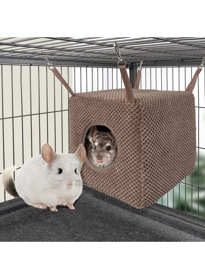 Niteangel Ferret Cozy Swing Hammock - Hanging Beds for Ferrets Rats Chinchilla Sugar Gliders or Other Small Animals (Chocolate) - Image 4