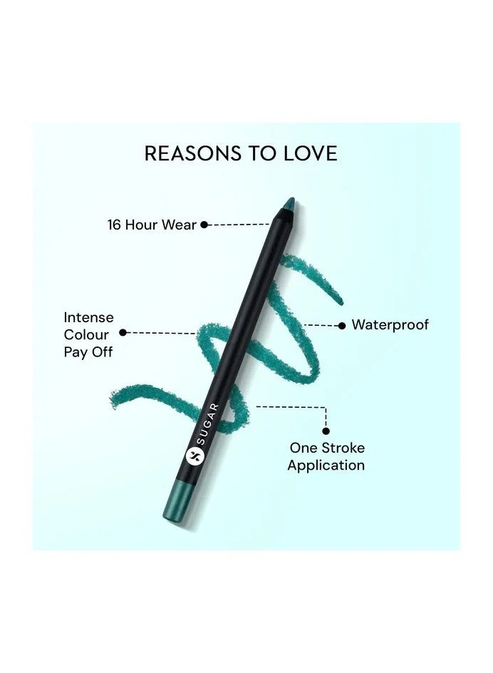 SUGAR Cosmetics SUGAR Cosmetics Stroke of Genius Heavy-duty Kohl - 01 Back To Black