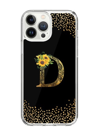 Classic Clear Case For iPhone 14 Pro Max, Hybrid Soft Case Thin Cover- Custom Monogram Initial Letter Mandala Floral Pattern Alphabet - D(Black) - pzsku/Z1485D1E385E65905A064Z/45/_/1704350819/a923a3c3-f4e4-4f22-bf51-d59d551385dd