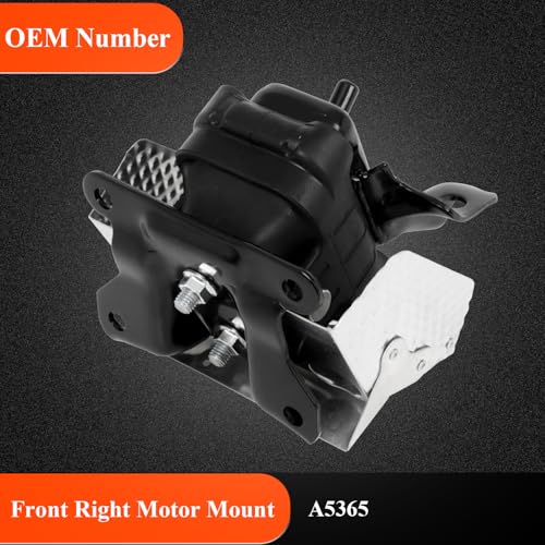 Quivimoro 3PCS Engine Motor & Trans Mount Set for Chevy GMC Cadillac 2007-2013 Silverado Sierra 1500 Suburban 1500 Tahoe Yukon Yukon Denali Replace# A2638 A5365 A5365 - Image 4