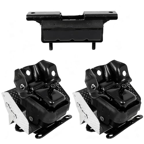 Quivimoro 3PCS Engine Motor & Trans Mount Set for Chevy GMC Cadillac 2007-2013 Silverado Sierra 1500 Suburban 1500 Tahoe Yukon Yukon Denali Replace# A2638 A5365 A5365 - Image 1