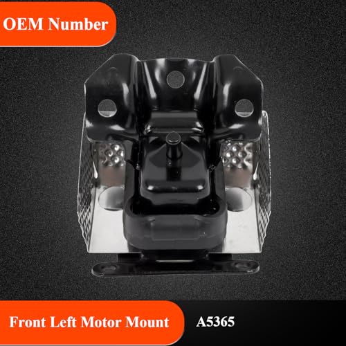 Quivimoro 3PCS Engine Motor & Trans Mount Set for Chevy GMC Cadillac 2007-2013 Silverado Sierra 1500 Suburban 1500 Tahoe Yukon Yukon Denali Replace# A2638 A5365 A5365 - Image 3