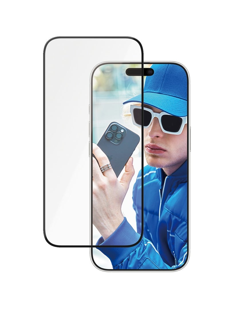 PanzerGlass حماية شاشة سيراميك PanzerGlass® لجهاز Apple iPhone 16 Pro، EasyAligner، زجاج سيراميك ياباني بقوة 5X، مقاومة عالية للخدوش، مقاومة للصدمات - Image 2