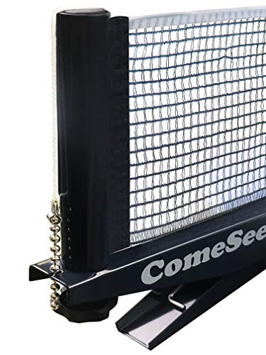 Comesee Ping Pong Nets Replacement, with Chain Tension Table Tennis Nets for Any Table 60 to 72 Inch, 2 Pack Black - Image 4