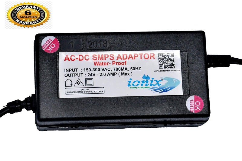 Ionix 75 GPD Ro Pump/RO Booster Motor with SMPS, 100% Copper Winding, Imported, Compatible with All RO Water purifiers - Image 4