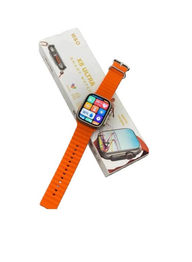 X8 Ultra Series 8 (2023) Smart Watch 2.08 Inch IPS display NFC Bluetooth V5 Call Waterproof IP67 Wireless Charger - Image 2