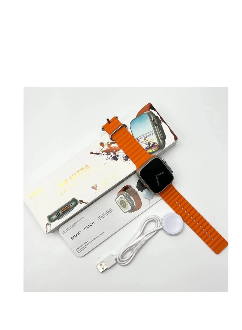 X8 Ultra Series 8 (2023) Smart Watch 2.08 Inch IPS display NFC Bluetooth V5 Call Waterproof IP67 Wireless Charger - Image 4