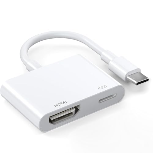 Wahbite Apple MFi Certified USB-C to HDMI Adapter 4K@60Hz for iPhone 17 16 15 MacBook Pro Air iPad Pro, Digital AV HDMI 2.0 Cord Compatible with Samsung Galaxy S25 S24 - Image 1