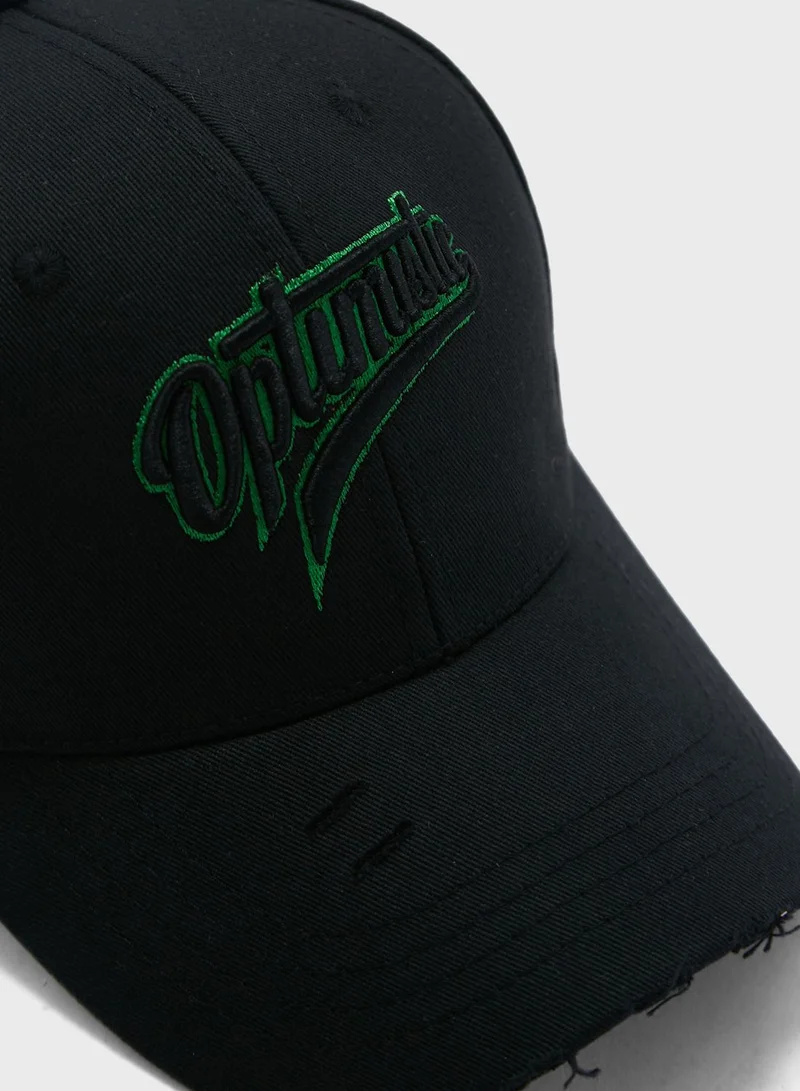 Seventy Five Optimistic Curve Peak Cap