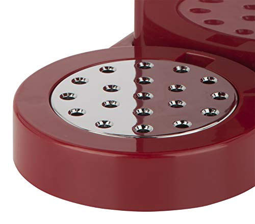 honeycando Zevro /GAT103 Indispensable Dry Food Dispenser, Single Control, Red/Chrome - Image 4