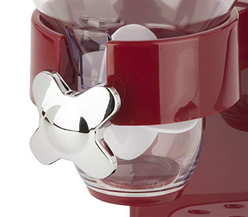 honeycando Zevro /GAT103 Indispensable Dry Food Dispenser, Single Control, Red/Chrome - Image 3
