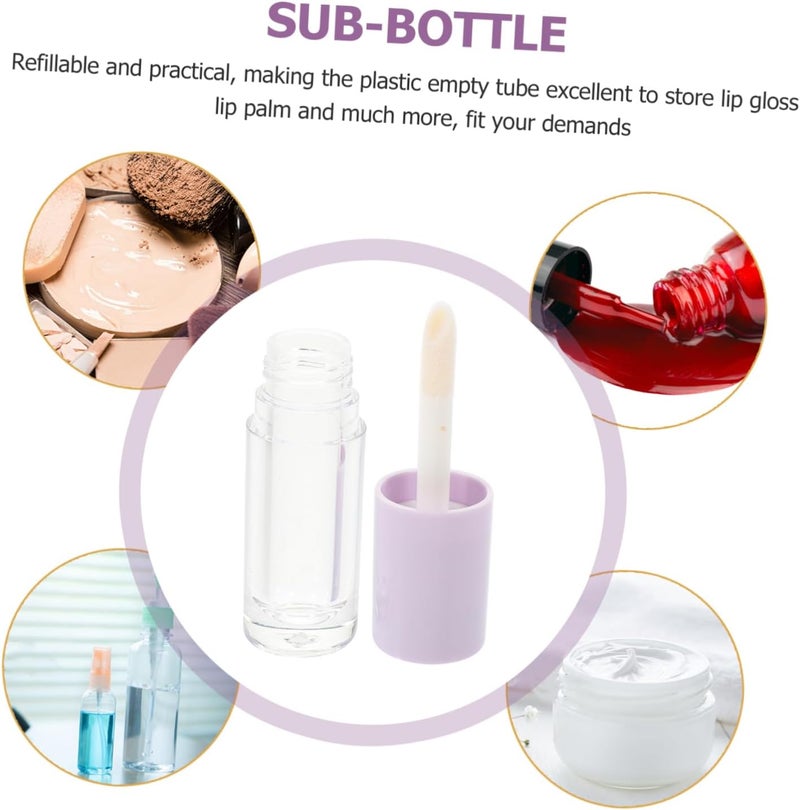 14pcs Refillable Lip Gloss Tubes Plastic Containers Empty Lip Gloss Wands for Cosmetics - Image 2