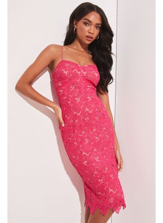 Lipsy London Lipsy Lace Corset Cami Midi Dress Best Price Egypt