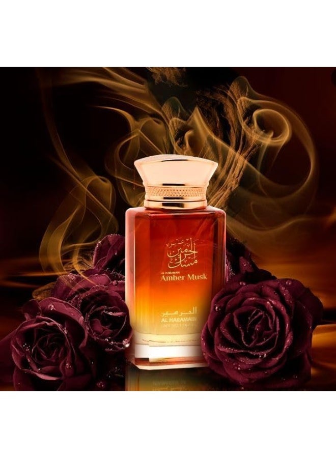 Al Haramain Amber Musk Eau de Parfum 100ml | Unisex Oriental Woody Musk Perfume | Long-Lasting Luxury Fragrance - Image 5