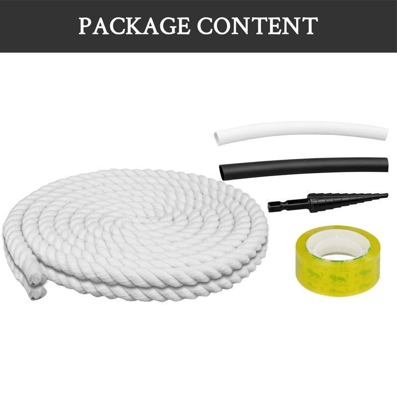 Endoto Rope Laces for Air Force 1, Thick Chunky Fat Shoelaces Strings for AF Sneaker Shoes(Color:White,Size:12.7MM) - Image 4