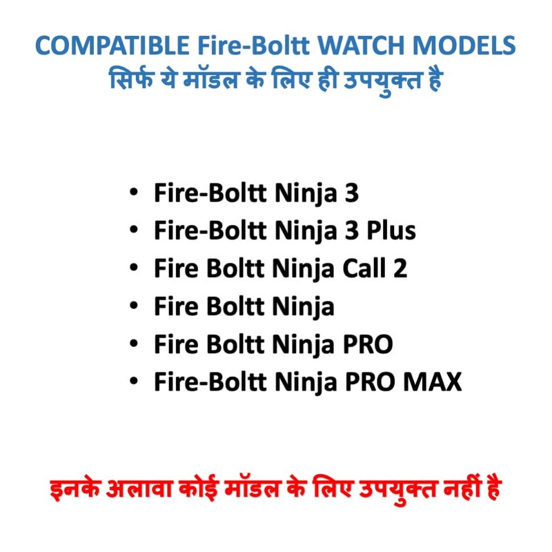 iTronix Charging Cable ONLY Compatible for Fire-Boltt Ninja 3 / Ninja 3 Plus/Ninja/Ninja Pro/Ninja Pro Max/Ninja Call 2 Smartwatches, NOT Suitable for Any Other Models - Image 2