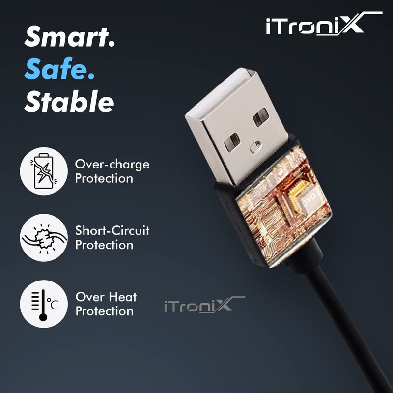 iTronix Charging Cable ONLY Compatible for Fire-Boltt Ninja 3 / Ninja 3 Plus/Ninja/Ninja Pro/Ninja Pro Max/Ninja Call 2 Smartwatches, NOT Suitable for Any Other Models - Image 5