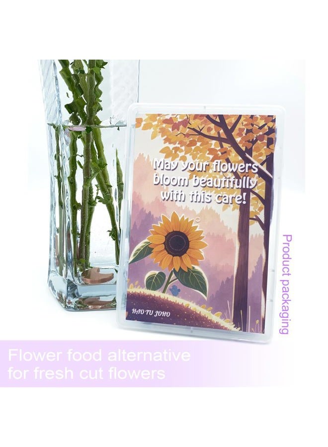 HaoTuJoho Alternative Flower Food for Fresh Cut Flowers, Copper Charm, Moon-Shaped 1 Pcs - Image 2