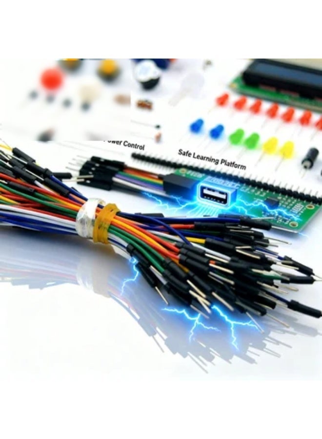 robotgcc Arduino Starter Kit with LCD1602 Display, Servo Motor, Breadboard & Sensors, Electronics Components Learning Kit for Arduino UNO Projects, Programming Practice, Circuit Building, STEM Education for Beginners (Board Not Included) - Image 5