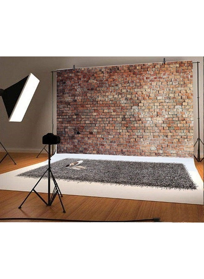 LFEEY 10x8ft Vintage Red Brick Wall Photo Backdrop Newborn Baby Girls Adults Portrait Photography Background Wallpaper Photo Studio Props - Image 2