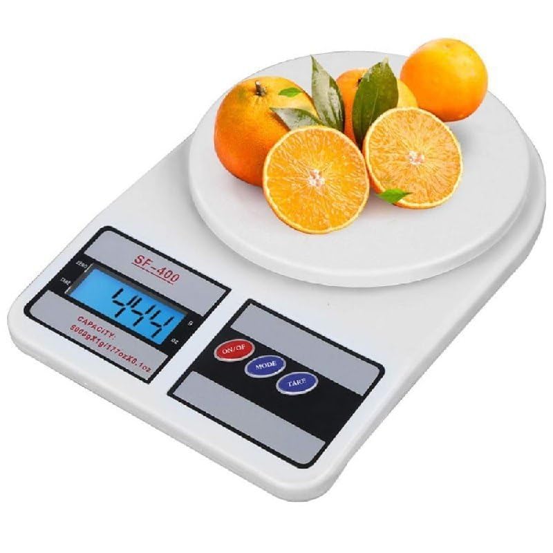 KITCY Kitchen Scale Multipurpose Portable Electronic Digital Weighing Scale Weight Machine With Back light LCD Display White Maximum capacity 10 kg - Image 5