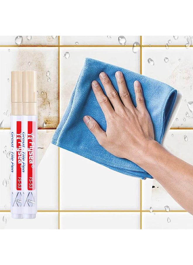 5 Pieces Tile Pen Wall Grout Restorer Pen Repair Marker Grout Filler Pen For Restoring Tile Grout Wall Floor Bathrooms And Kitchen (Beige) - pzsku/Z1486B82C553422953103Z/45/_/1702447040/b12bcc75-c1a6-4265-8b30-bc0b0c393647