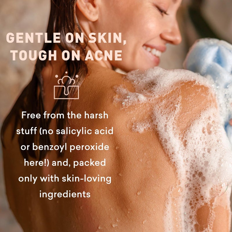 Just Nutritive Acne Clear Face and Body Wash | Adult Acne Treatment | Acne Face Wash | Face Skin Care | Back Acne Treatment | Acne Cleansers 16 Oz - Image 4