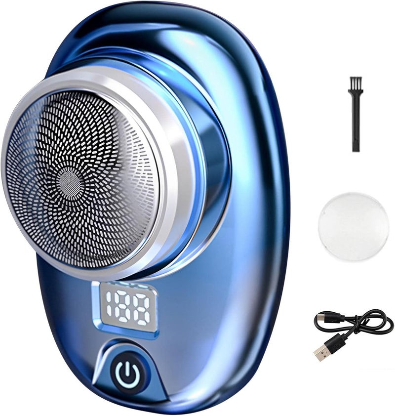New Upgrade Mini Electric Razor Electric Shaver Pocket Size Portable USB Rechargeable Waterproof Shavers Easy OneButton Use Suitable for Men