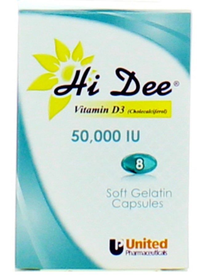 VITAMIN D3 50,000 IU CAPSULES 8S