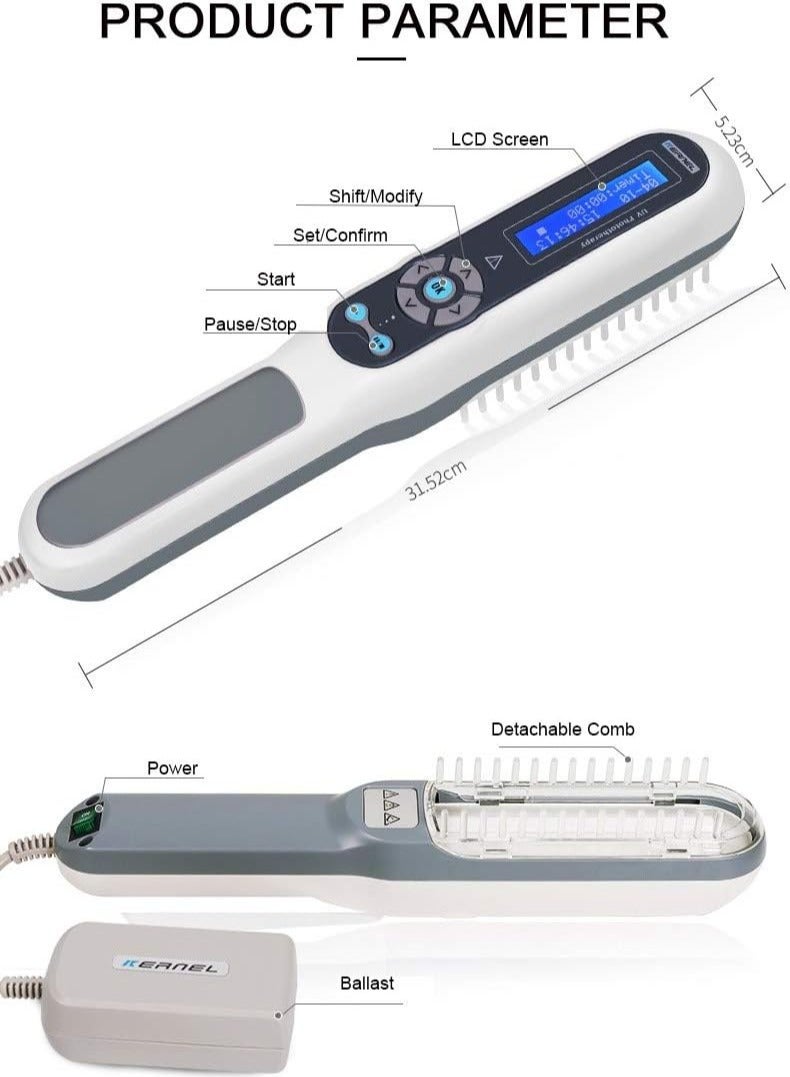 Kernel Handheld Phototherapy UVB Narrowband Lamp Or Light 311nm Used For Vitiligo, Eczema, Psoriasis And Pityriasis Rosea Treatments Best For Home Treatment Cure - Image 2