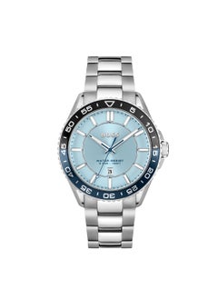 HUGO BOSS HUGO BOSS WATCH ROUND ANALOG MEN'S LIGHT BLUE CASE WATCH - 1514207  - Image 3