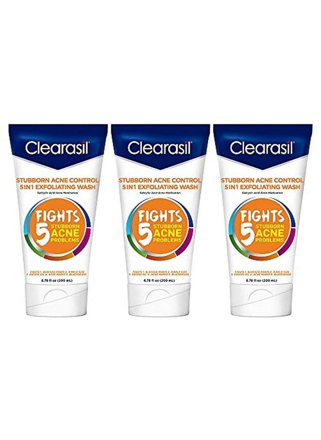 Clearasil Ultra 5In1 Exfoliating Wash 6.78 Oz. (Pack Of 3)  - Image 1