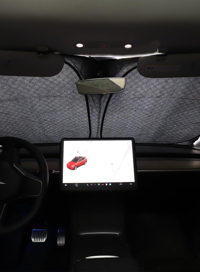 EVFITUS 8PCS Upgraded for Tesla Model Y Window Shade Covers Thicker 5-Layer Material Sun Darker Windshield Sunshade Side Window Privacy Shade for Tesla Model Y Accessories 2024 2023 2022 2021 2020 - Image 2