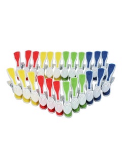 Yikai 24-Piece Soft Grip Clothes Pegs Assorted Color 5 x 20.4 x 10 cm PPG360  - Image 3