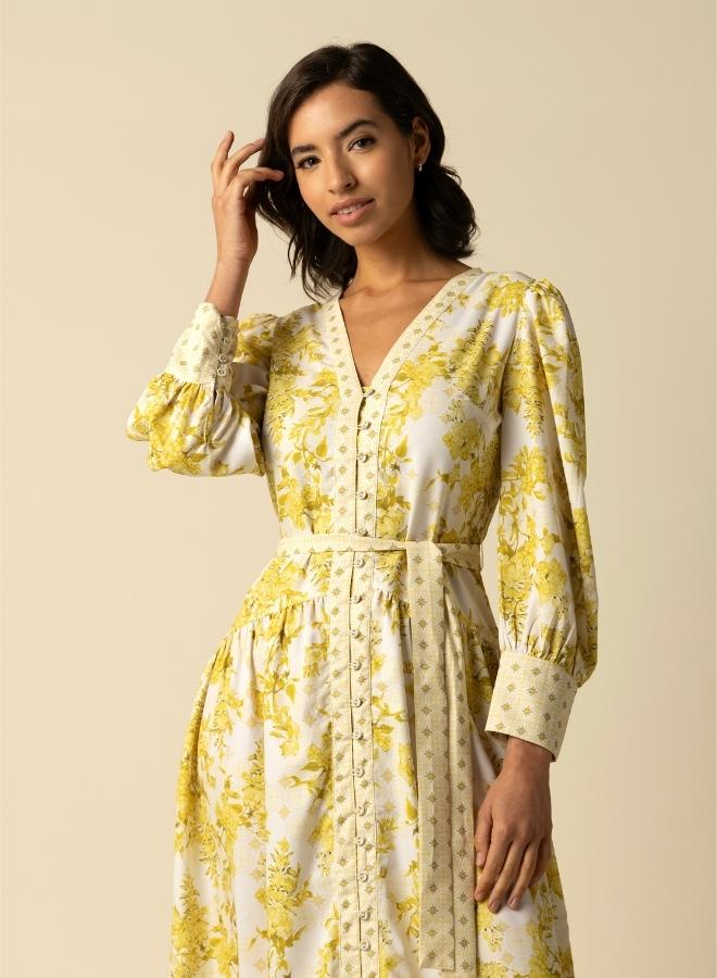 Raishma Aaliyah Yellow Dress - Image 2