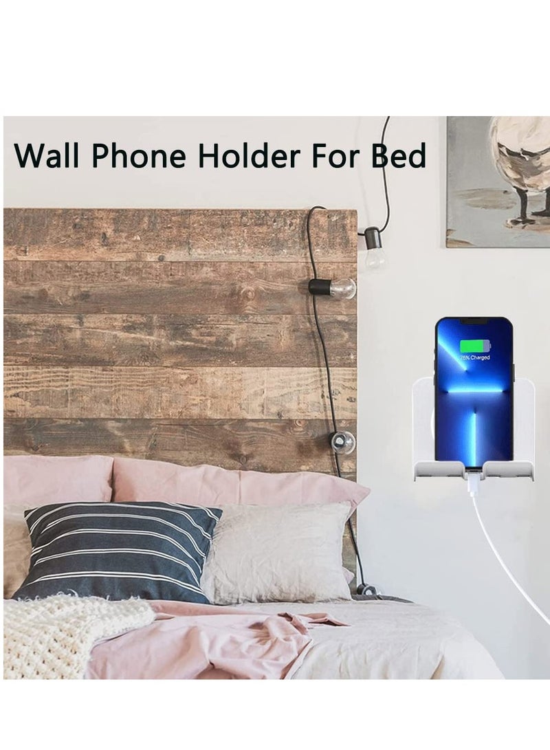 Excefore Shower Phone Holder Multi Functional Removable Lazy Cellphone Holding Tool Universal Adjustable Waterproof Cellphone Stand Tablet Wall Mount Self Adhesive for Bathroom Bedroom Kitchen - Image 2