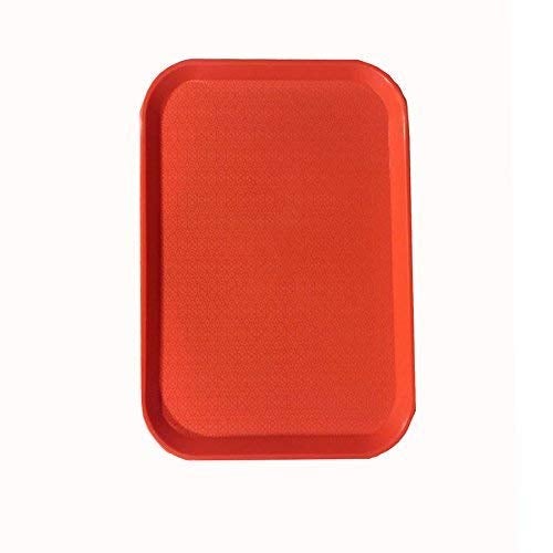 Andrew James Pack of 24 Serving Platter Square Decorative Large Tray for Drink Breakfast Tea Dinner Coffee Salad Food Kitchen 10 x 15 Inches Set of 24 | Commercial for Industrial Use - Image 5
