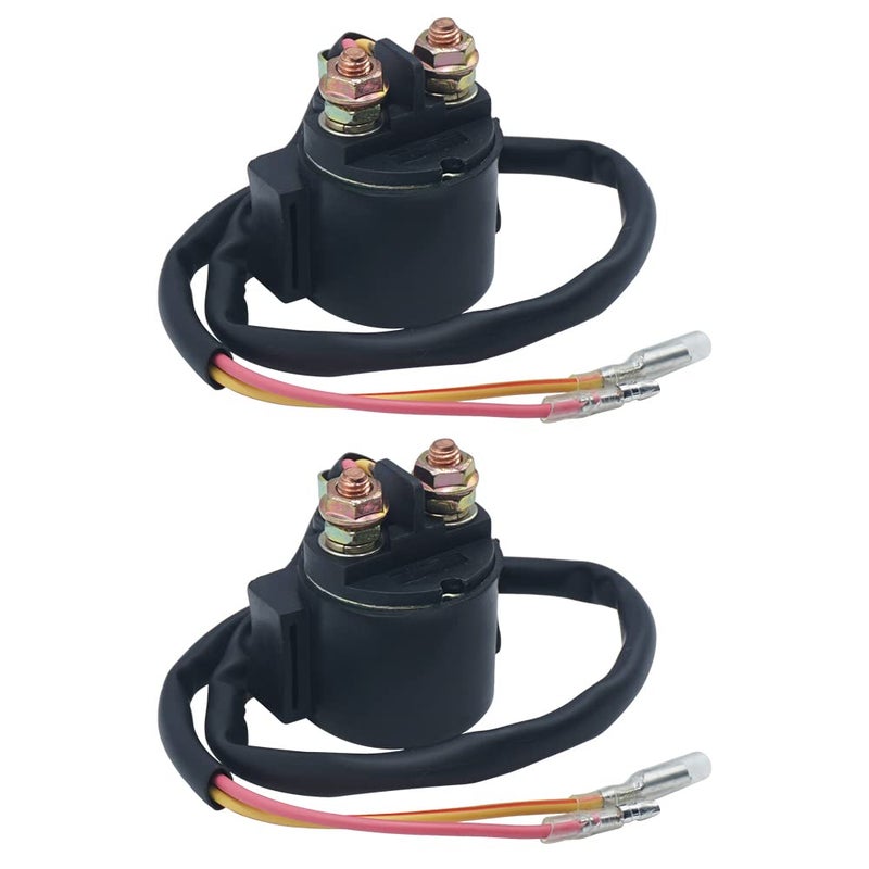 Terisnds Starter Solenoid Relay for Honda TRX300EX TRX400EX FOURTRAX SPORTRAX 1993-2007 - 2 Pieces - Image 1